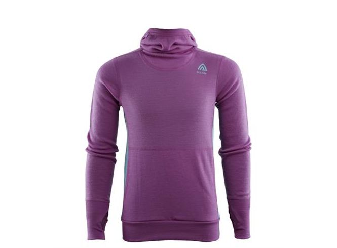Hovedbilde Aclima WarmWool hoodsweater Ch Sunset Purple/Reef ...