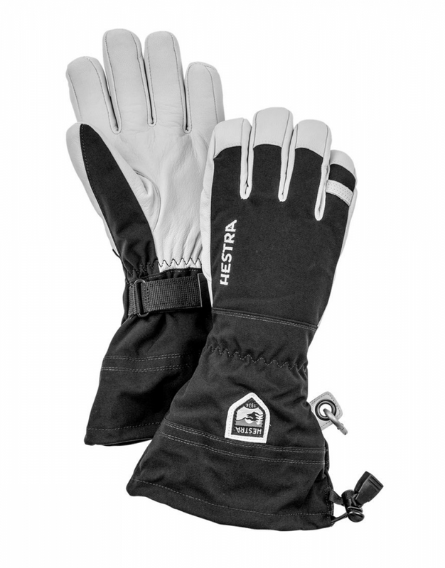 Hestra Army Leather Heli Ski - 5 Finger  Black