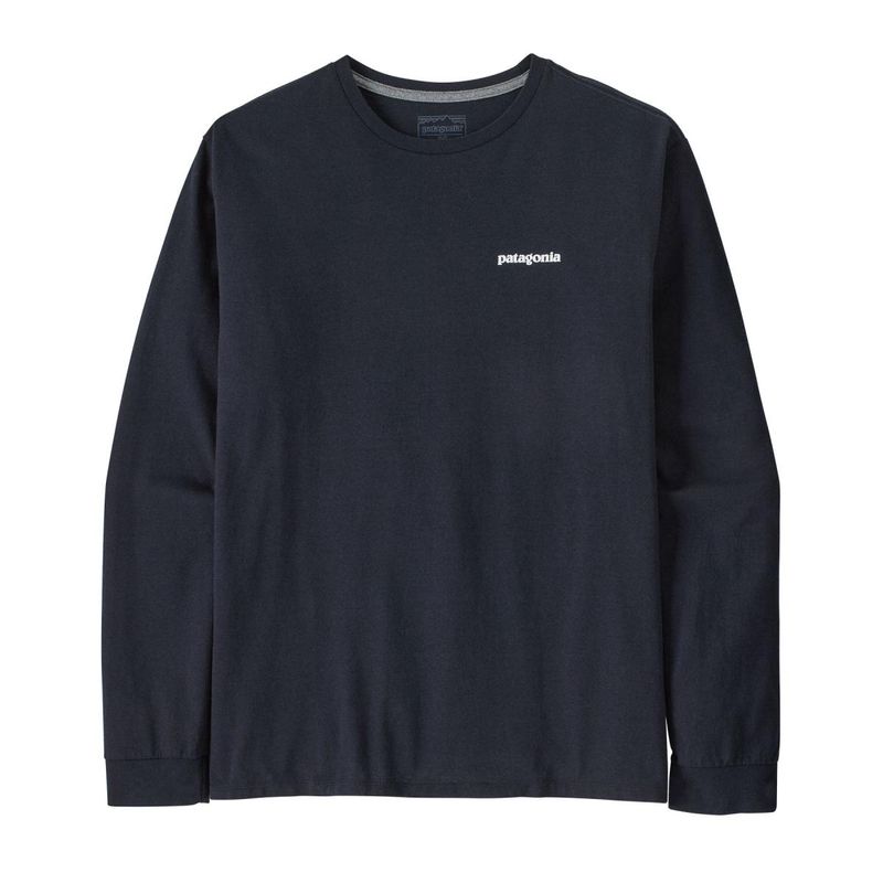 Patagonia M´S L/S P-6 Logo Responsibili-Tee Nena New Navy