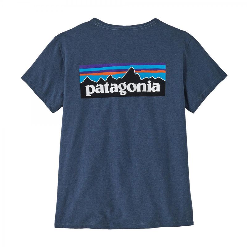 Patagonia W´S P-6 Logo Responsibili-Tee utility blue
