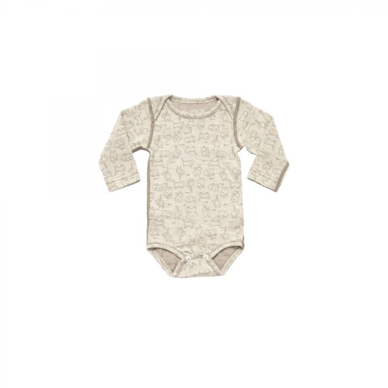 Devold Duo Active Merino Body Baby Raw White