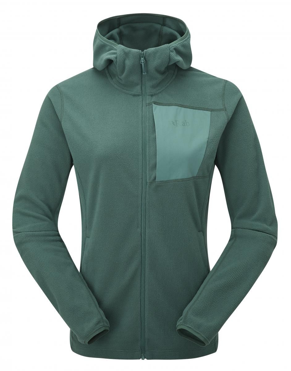 Rab Tecton Hoody Wmns Gns Green Slate